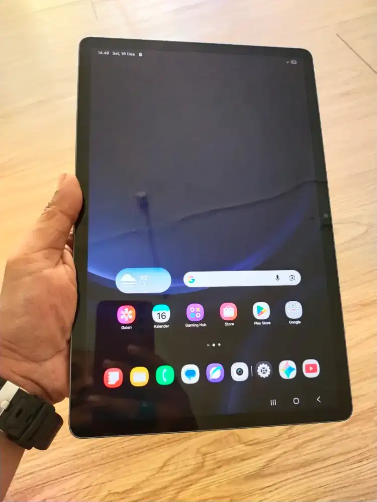 Samsung Tab S9 FE+ 5g 12/256 wificell, unit only bisa tt hp
