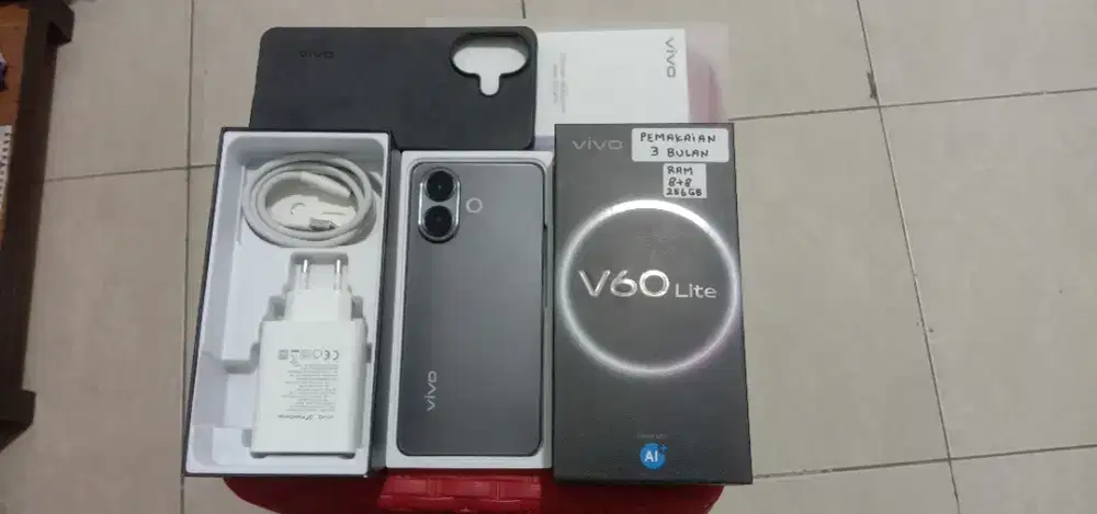 VIVO V60 LITE 4G RAM 8+8/256GB (PEMAKAIAN 3 BULAN)