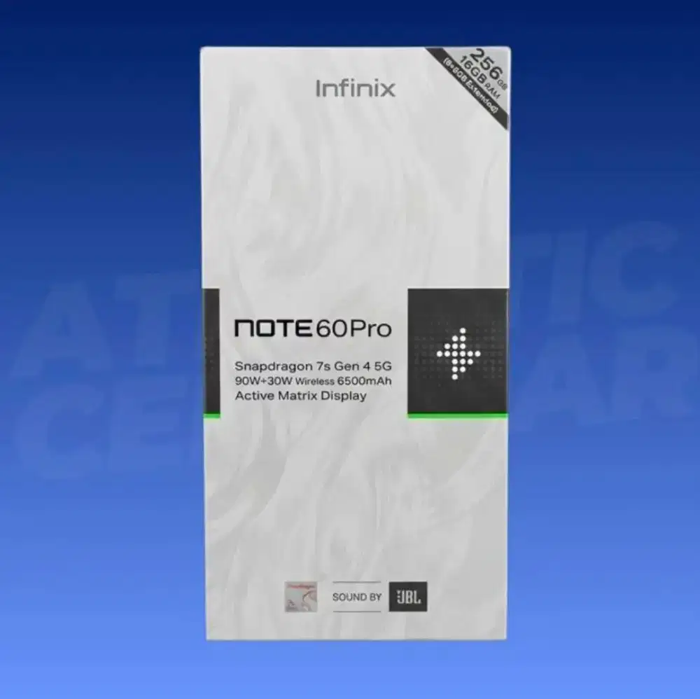 INFINIX NOTE 60 PRO 5G RAM 8/256 SEGEL BOX GARANSI RESMI 1 TAHUN