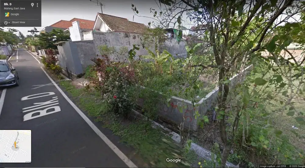 Dijual cepat. BU. Tanah pekarangan di Bumi Karanglo Indah Blok D-23