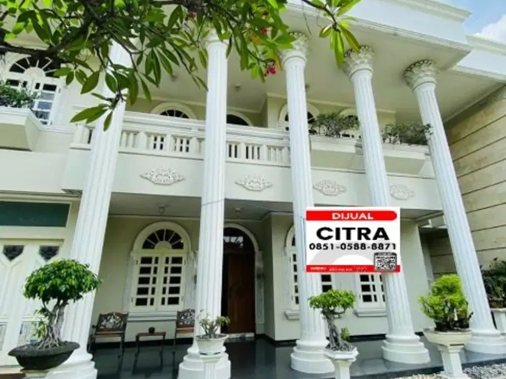 DIJUAL RUMAH MEWAH SIAP HUNI DI 0 JALAN RAYA DHARMAHUSADA INDAH! HANYA 5 MENIT KE GALAXY MALL & MANYAR KERTOARJO!