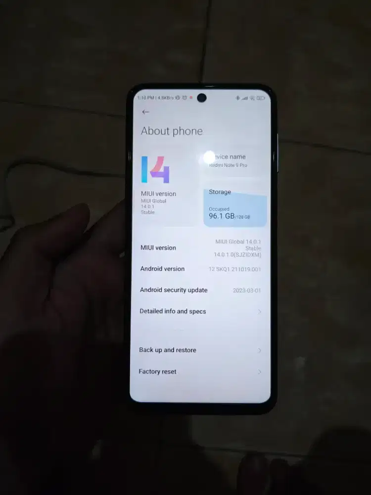 Xiaomi redmi note 9 pro 8/128 gb fullset ori