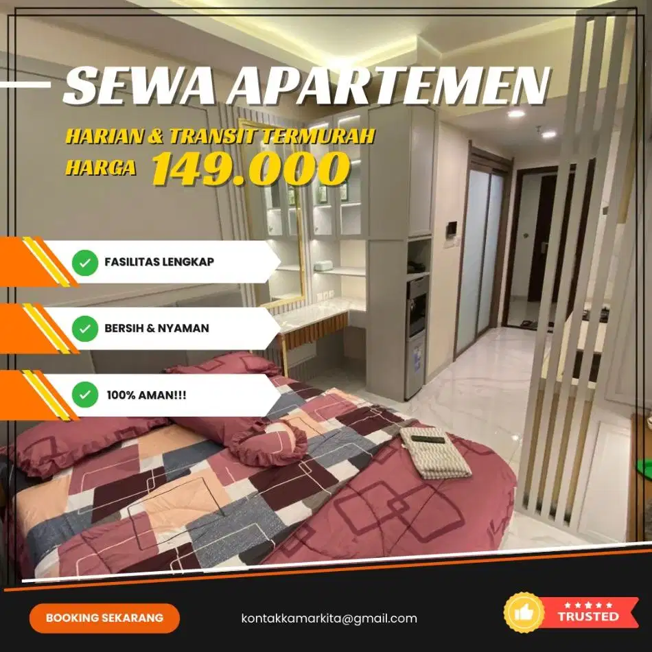 Sewa apartemen Tangerang SPRINGWOOD RESIDENCE Harian/Transit Termurah