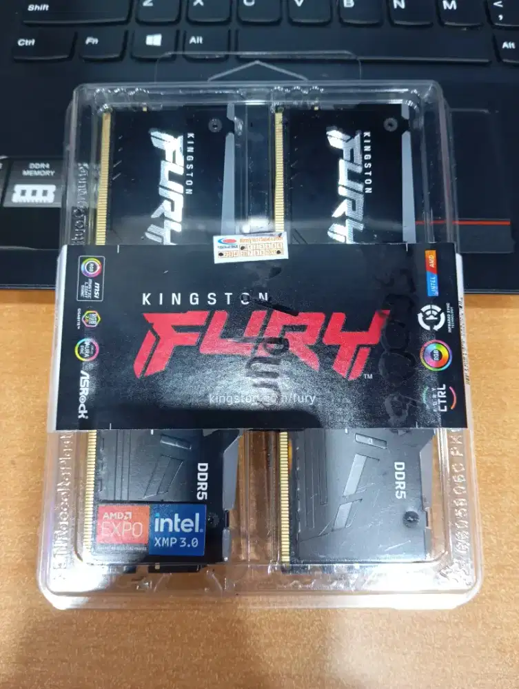 Ram PC RGB DDR5 Kingston Fury beast