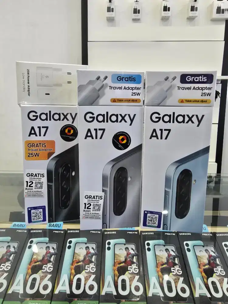 Samsung Galaxy A17 4G / LTE 8/128 Garansi Resmi Free Adapter 25w