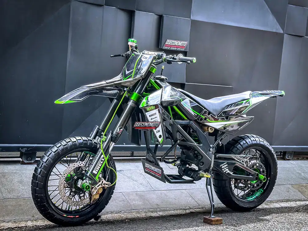 ROLLING CHASIS APRILIA SXV 550‼️TRAIL SUPERMOTO LANGKA BKN DTRACKER KLX