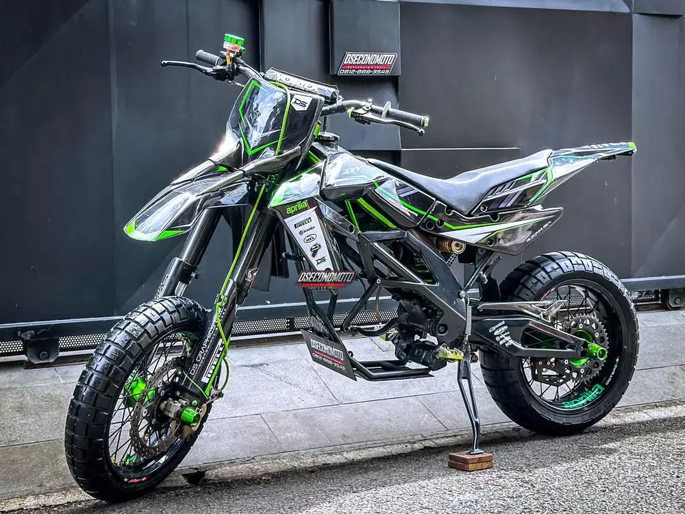ROLLING CHASIS APRILIA SXV 550‼️TRAIL SUPERMOTO LANGKA BKN DTRACKER KLX