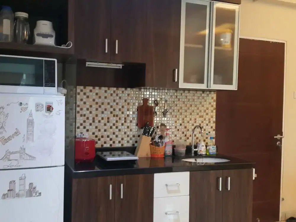 Turun Harga! Cosmopolis Resort Full furnished, akses langsung ke Pool