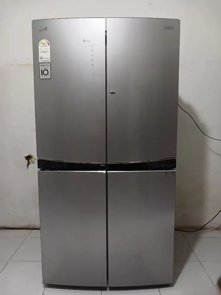 Dijual kulkas 6pintu side by side merk LG DIOS import mulus