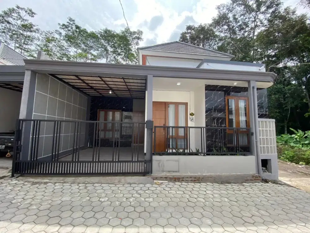 Rumah Baru Siap Huni Konsep Limasan dalam Cluster Strategis Ngemplak Sleman – 740 Jutaan Nego + Full Furnished!
