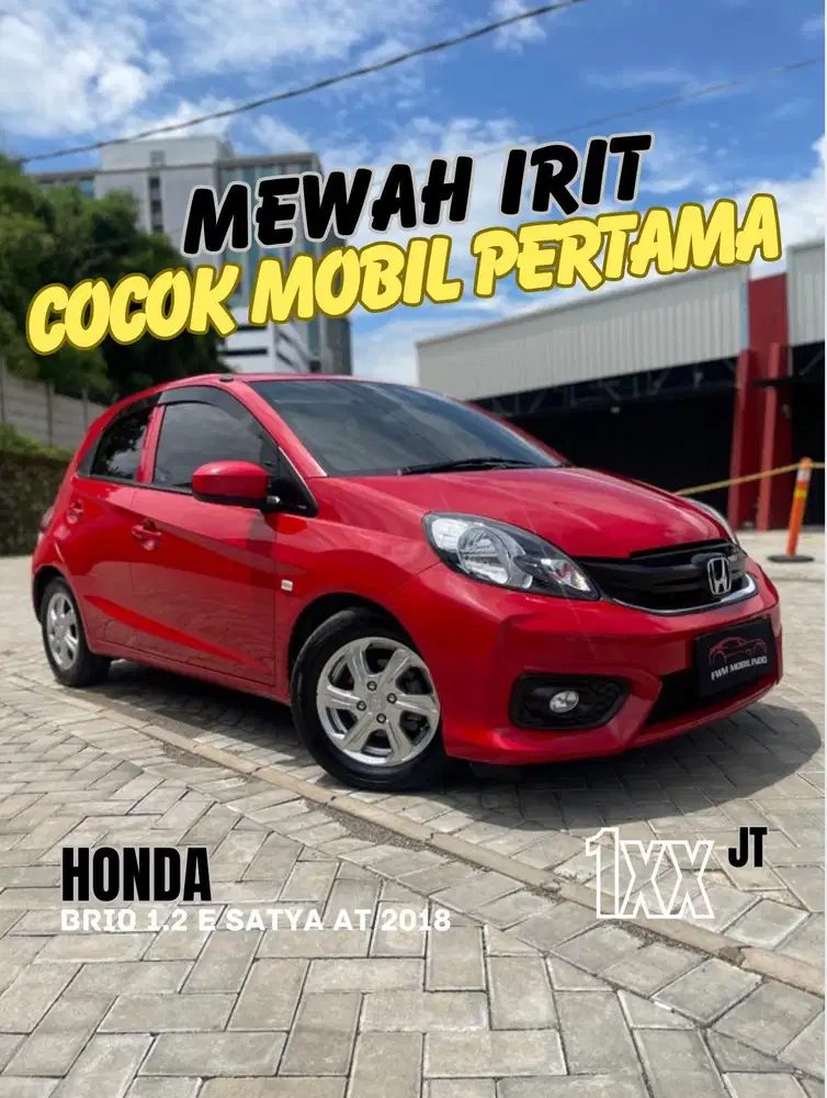 [Low km 27ribu] Honda Brio 1.2 E Satya AT 2018