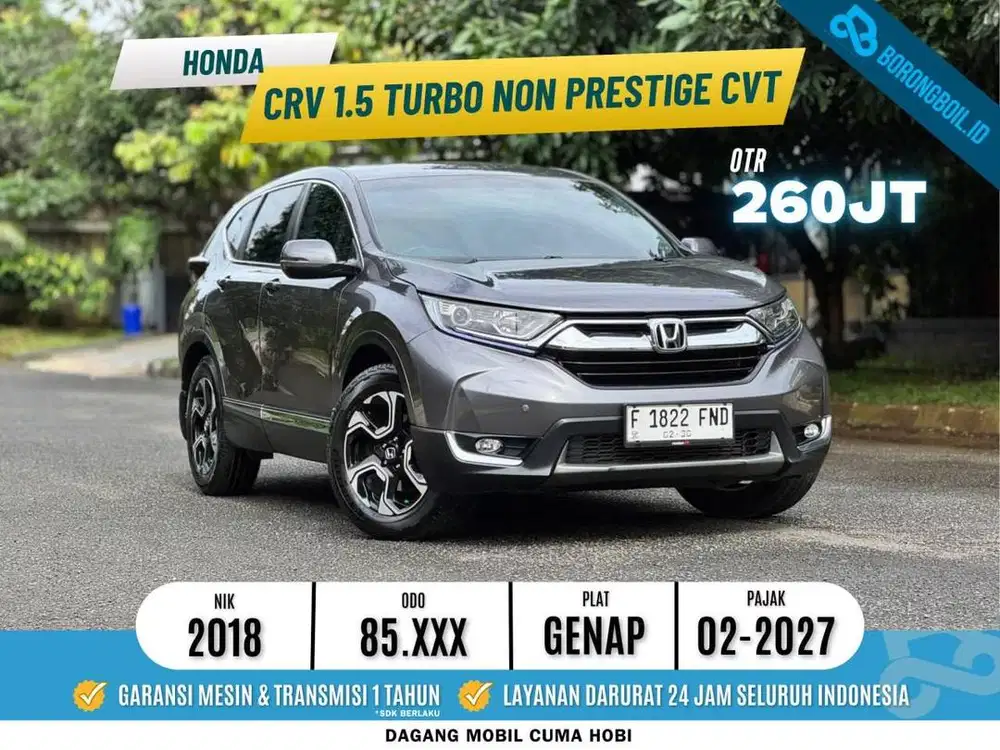 UNIT GRESSS CRV 1.5 TURBO NON PRESTIGE AT 2018