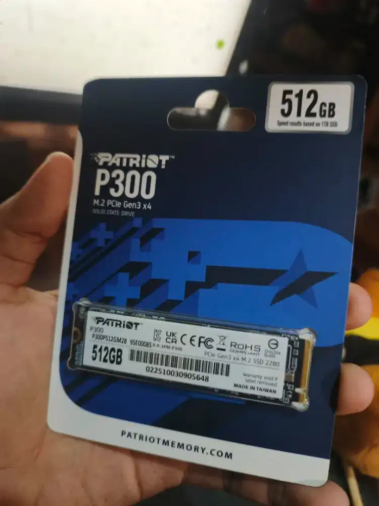 SSDN NVME Patriot P300 512GB