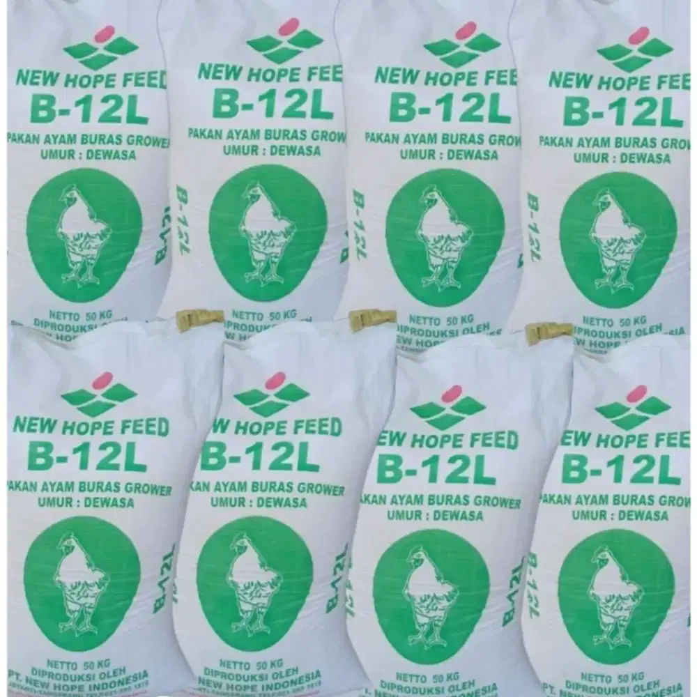 PAKAN AYAM BURAS B-12L 50KG NEW FEED HOPE