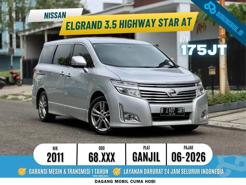 LOW KM!!NISSAN ELGRAND 3.5 HWS AT 2011 SANGAT TERAWAT