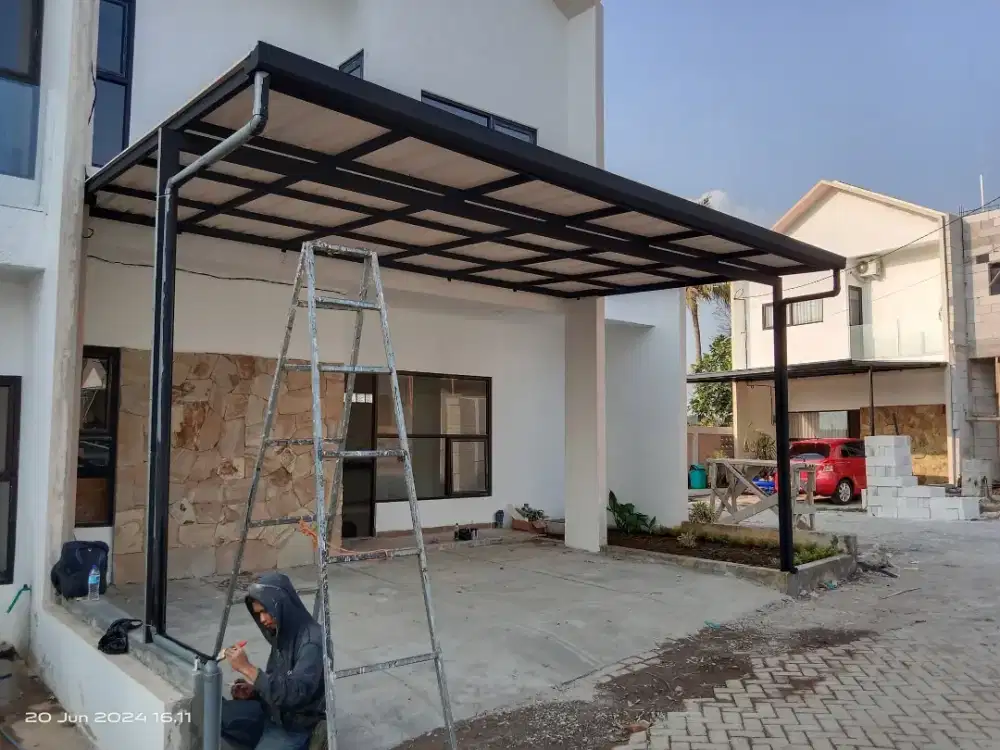 Kanopi atap alderon rs