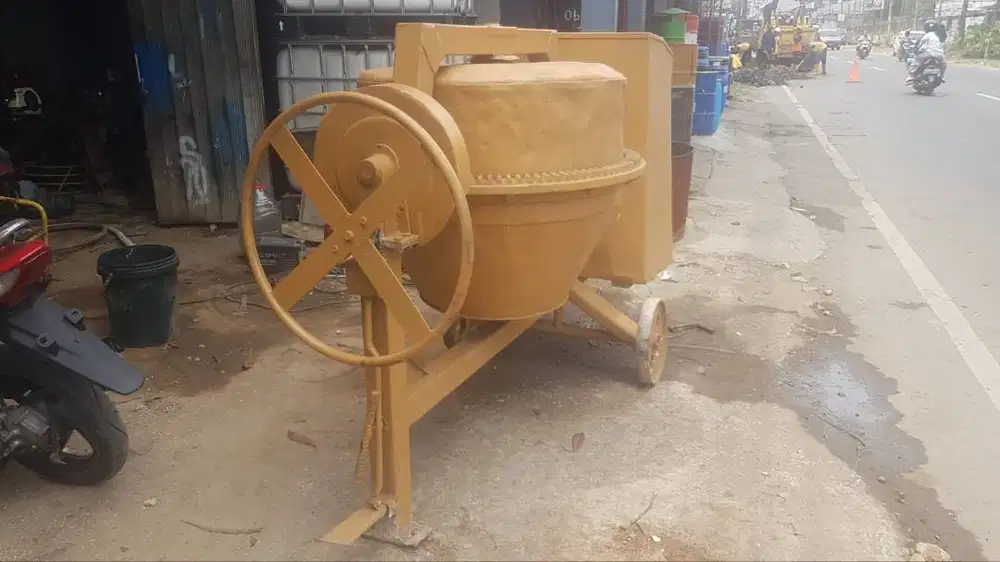 Jual Mesin Mixer Cor Beton Merk Panda Kondisi Siap Pakai