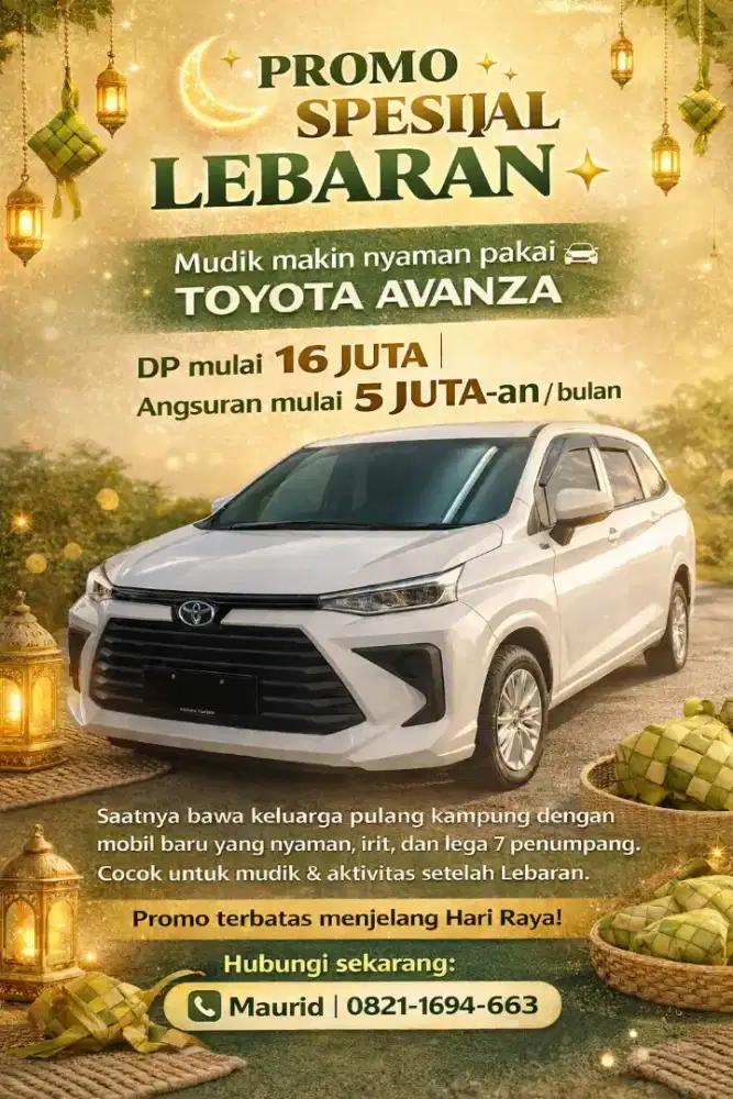 TOYOTA Avanza Veloz E & G Automatic