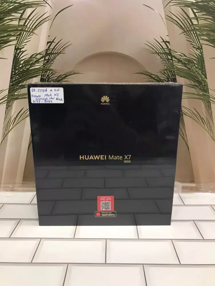 Di jual HP NEW HUAWEI MATE X7 warna BLACK RAM 16GB ROM 512GB