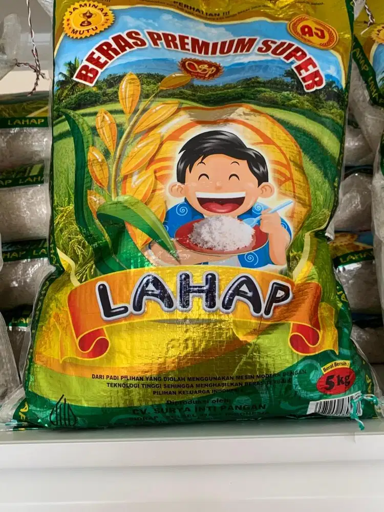 Beras lahap premium harga terjangkau