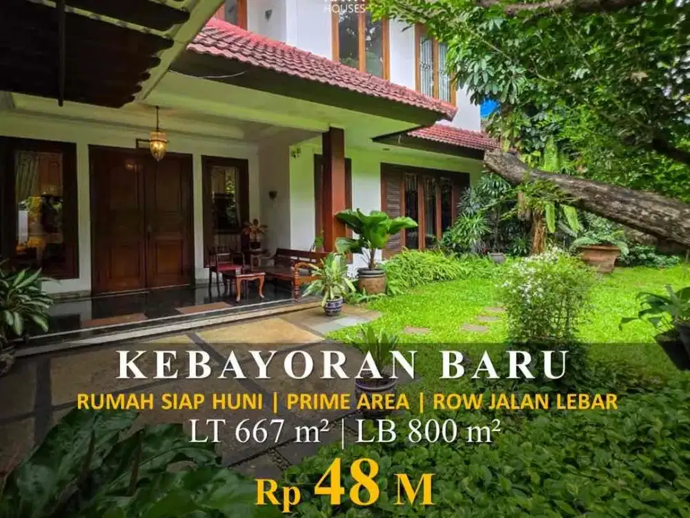 DIJUAL RUMAH SIAP HUNI JALANAN LEBAR DI KEBAYORAN BARU