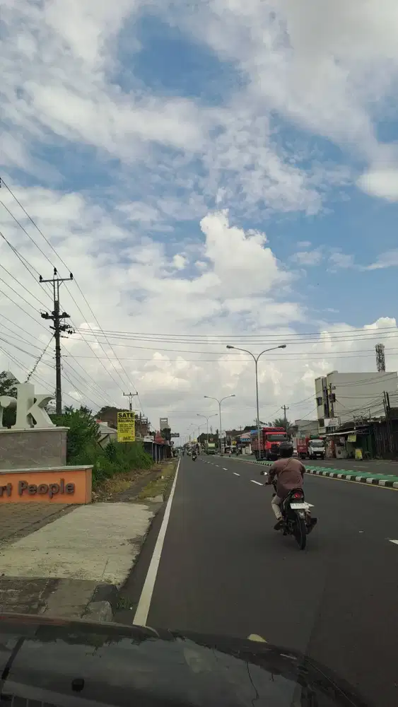 Disewakan Tanah Jl.Diponegoro, Wirogunan,Kartasura  timur Central Park