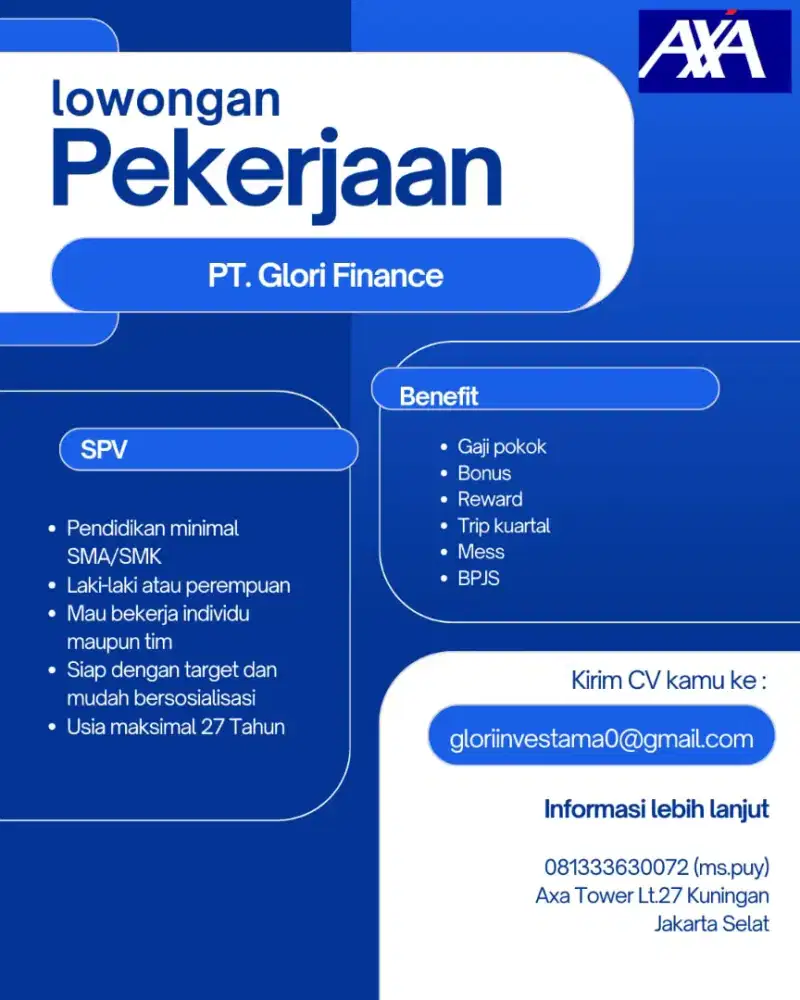 INFO LOWONGAN KERJA