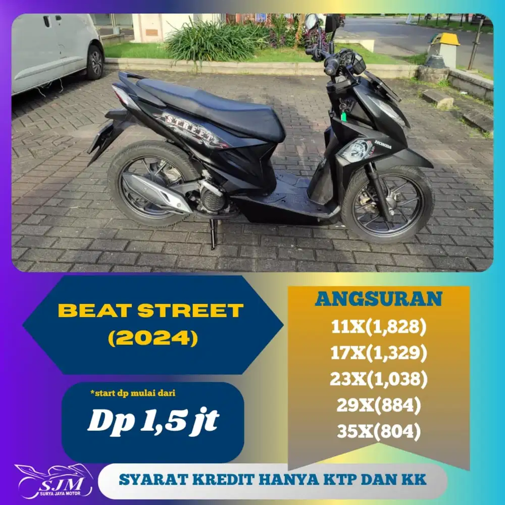 HONDA BEAT STREET 2024 SIAP PAKAI