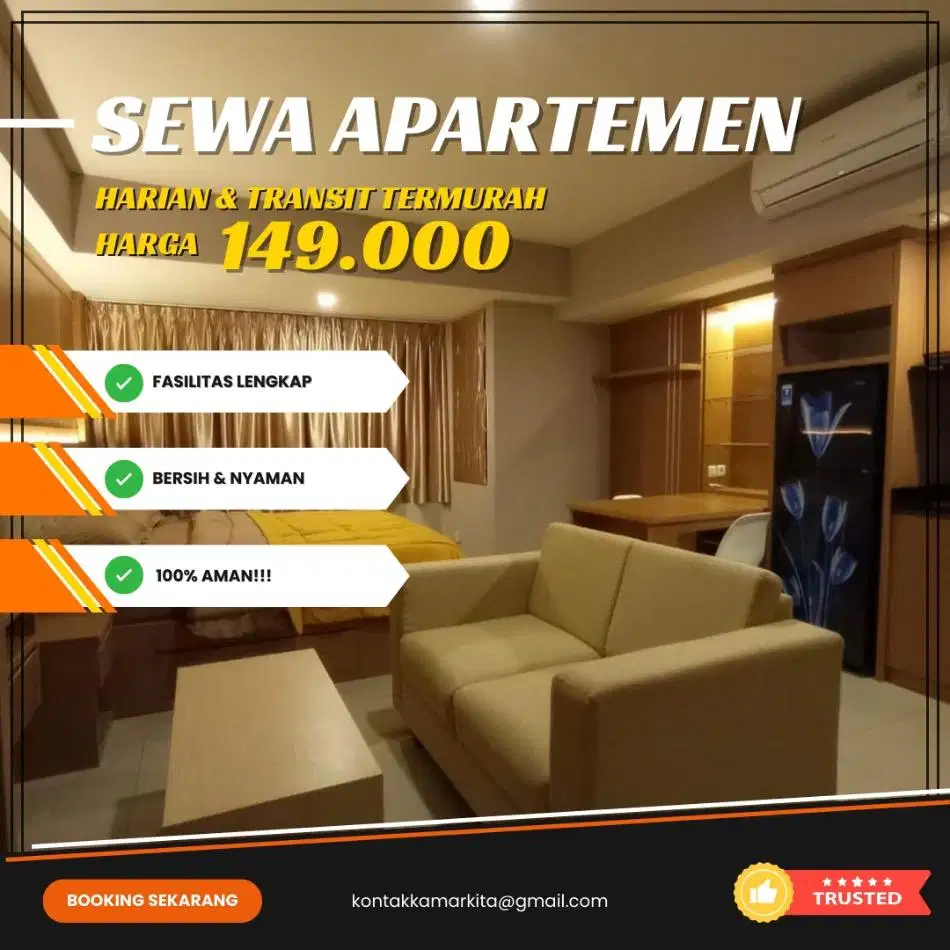 Sewa apartemen Harian Termurah EMERALD BINTARO Tangerang