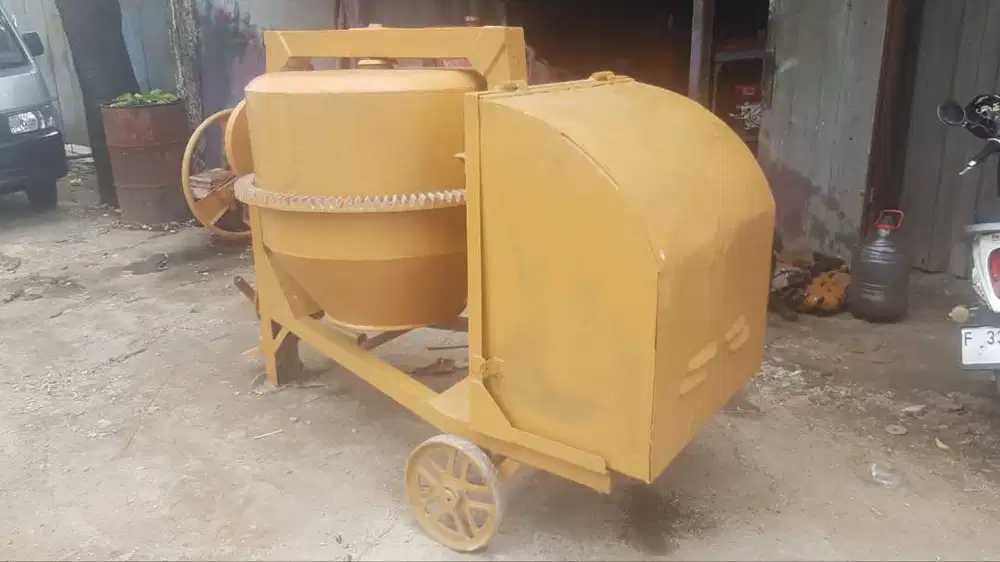 Jual Mesin Molen Cor Beton Iron Globe Mulus Siap Kerja