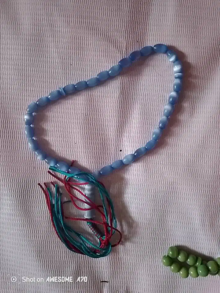 Koleksi Tasbih Batu Mata Kucing Antik.