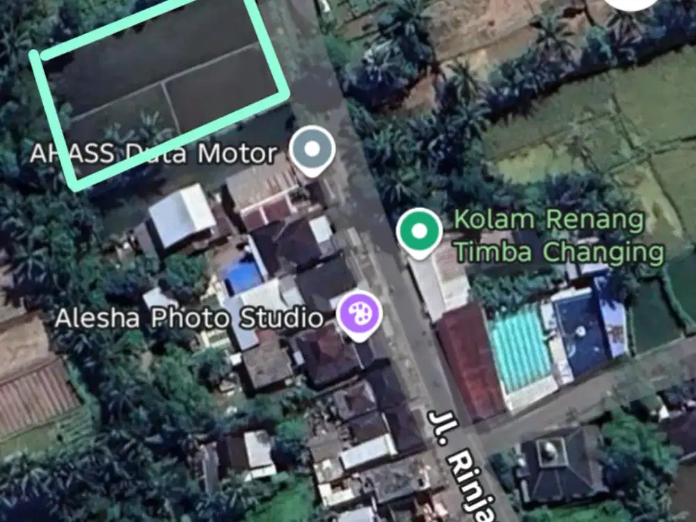 DIJUAL TANAH 1800 m2 (18 Are) pinggir jalan di lokasi komersial Masbagik-Pringgasela, Lombok Timur