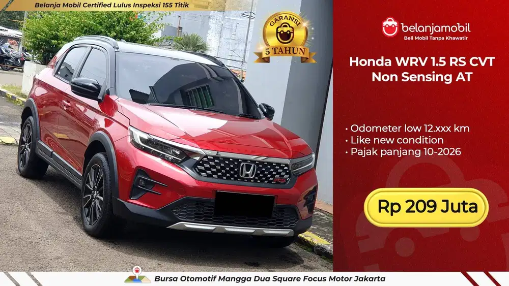 [ LOW KM 12RB ] Honda WR-V WRV WR V 1.5 RS CVT Non Sensing 2023 2024