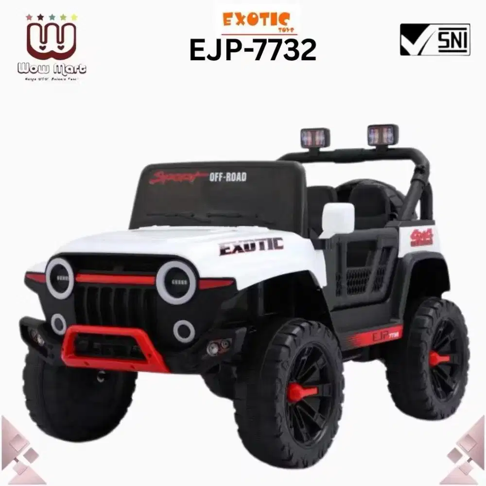 Mobil Aki Anak Putih Merah