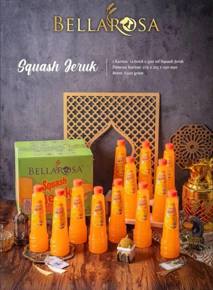 Sirup Bellarosa Squash Jeruk Lusinan