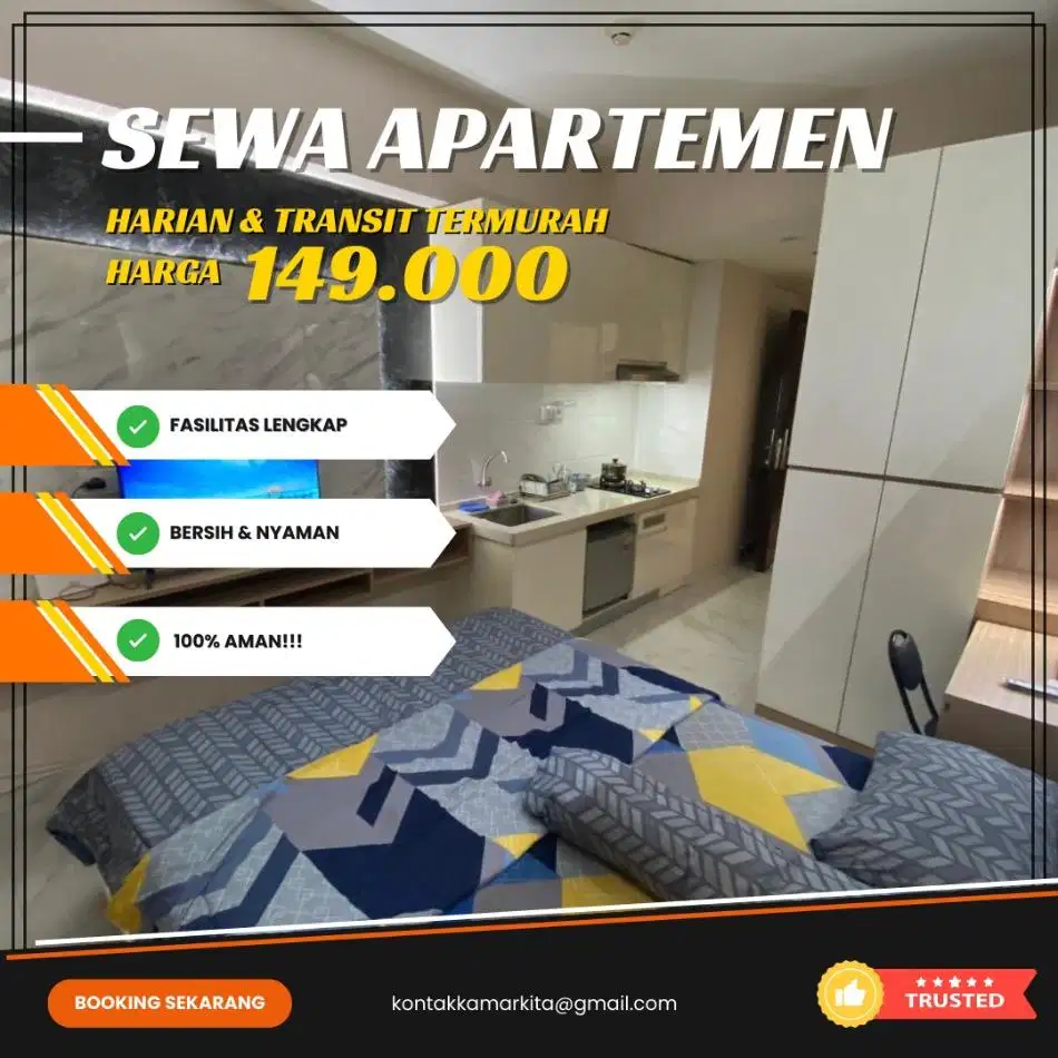 Sewa Apartemen Sayana Harapan Indah Bekasi Harian/Transit Termurah