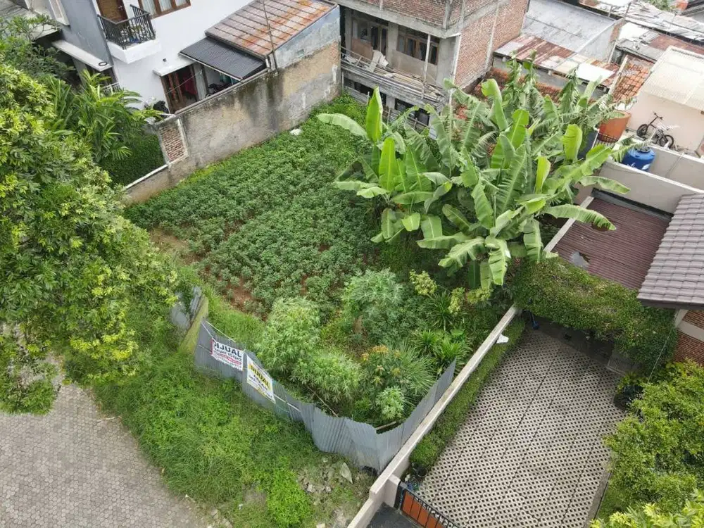 Kavling Premium Cisitu Dago, Tanah Kotak Lebar 12,5m SHM Dkt ITB