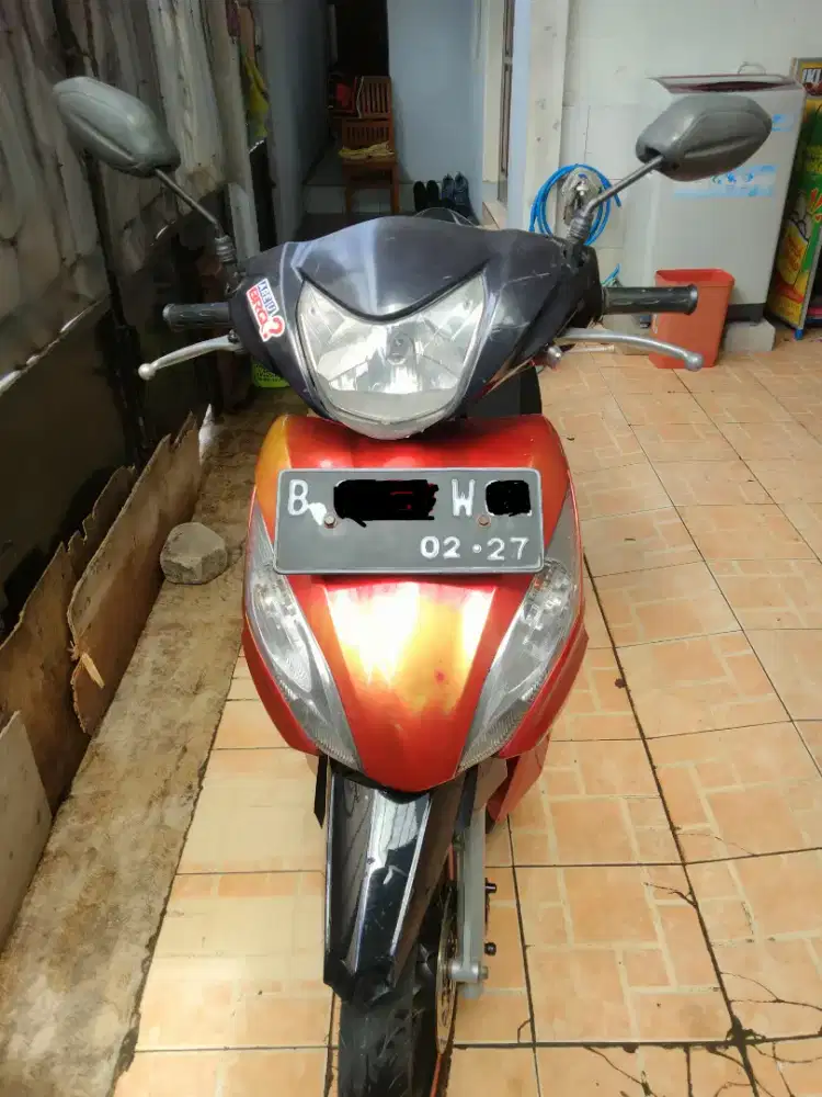 Dijual motor spacy tahun 2012, apa adanya dan bisa nego