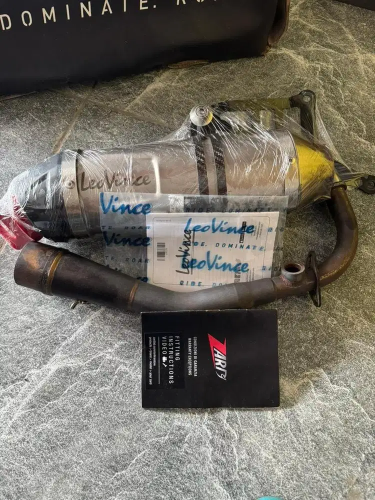 jual cepat knalpot/exhaust vespa matic leovince lv one mini