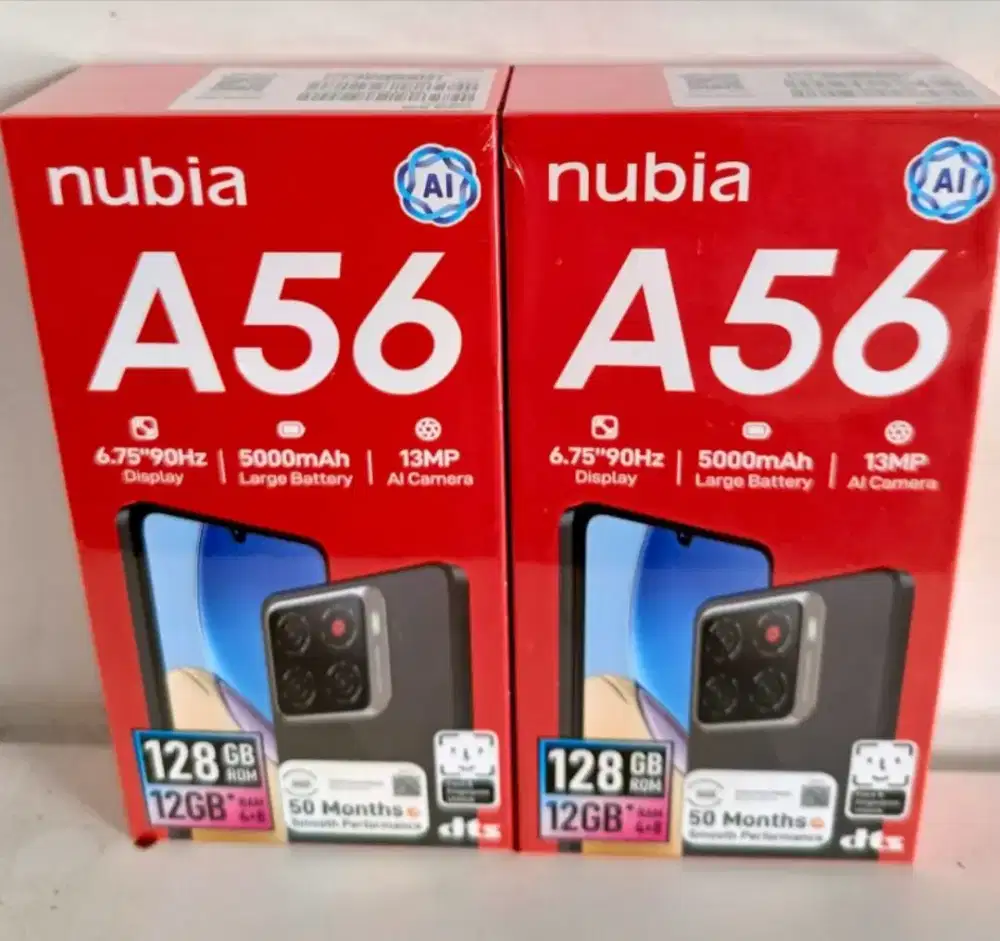 SEJUTAAN EXTRA DISKON !!! NUBIA A56 RAM 12GB/128GB