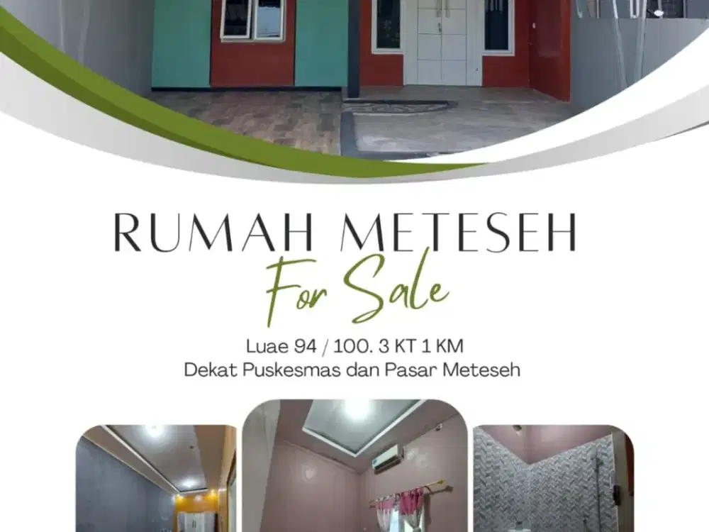 Rumah Siap huni Dalam Cluster Meteseh Tembalang