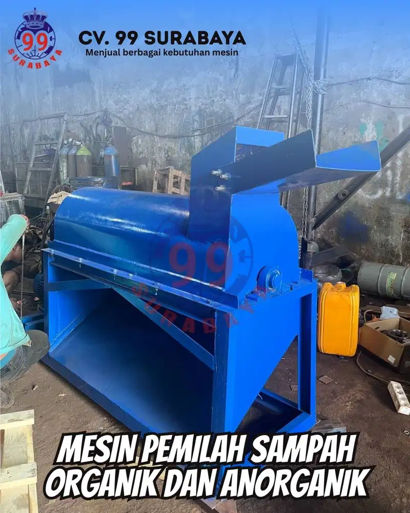 MESIN PEMILAH SAMPAH ORGANIK DAN NON ORGANIK