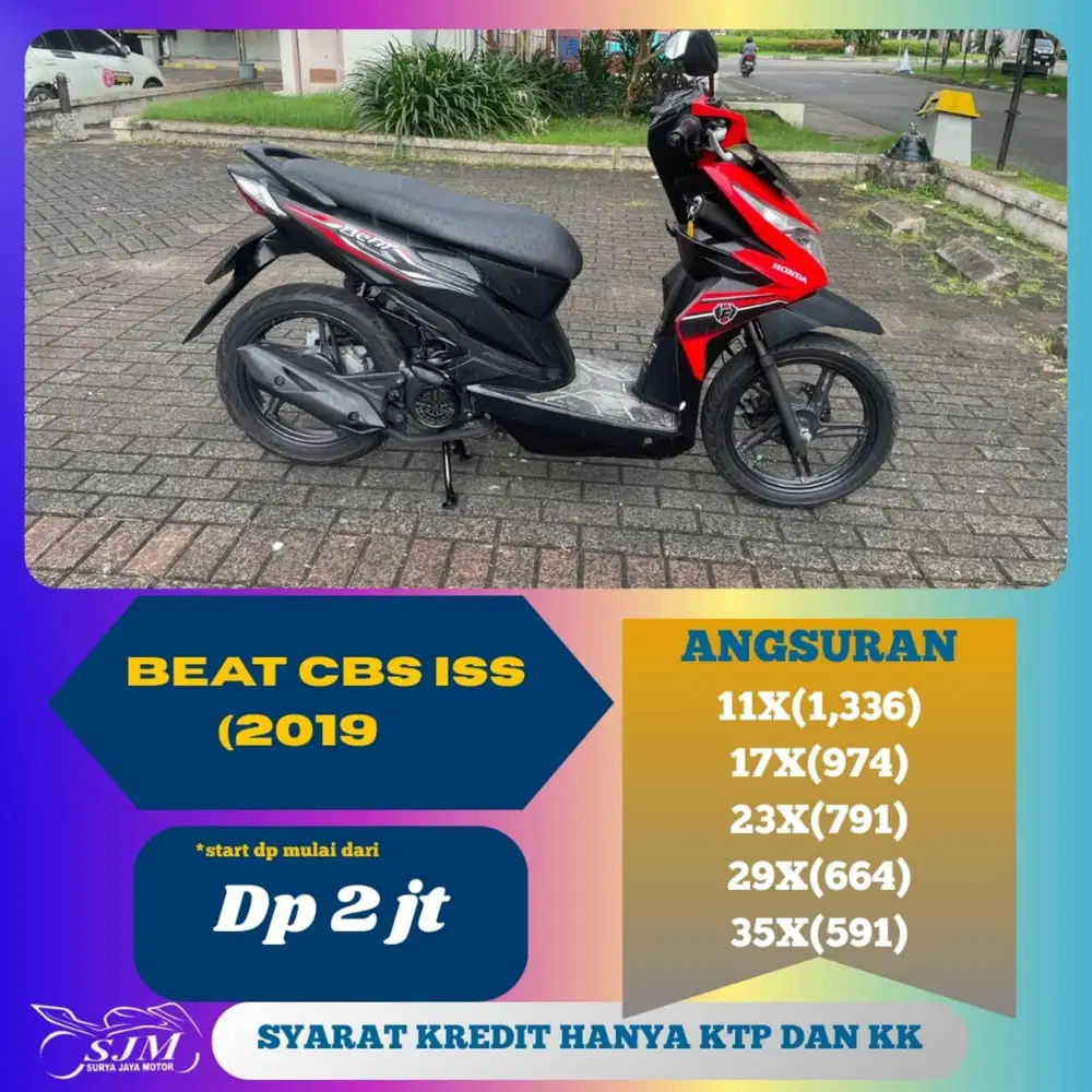 HONDA BEAT CBS ISS 2019 MESIN HALUS