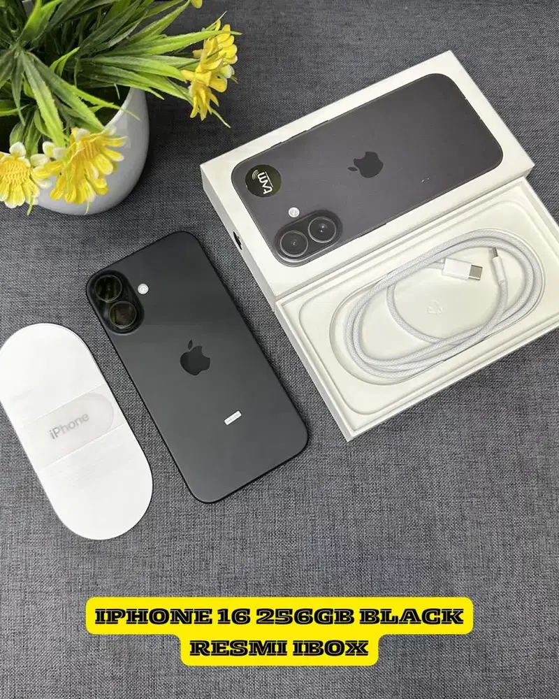 Iphone 16 256gb Black ibox bh 100%