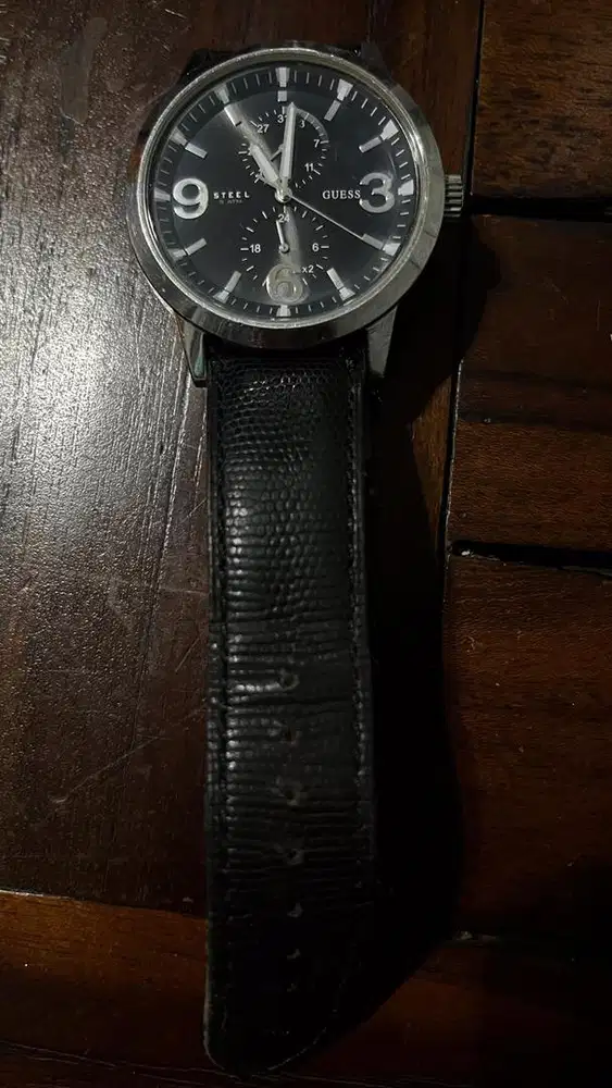 GUESS Men’s Steel Chronograph Watch Classic