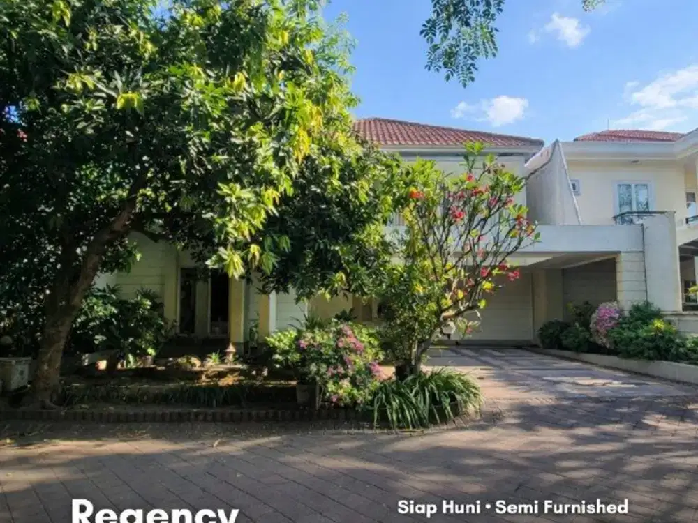 *NEGO SAMPAI DEAL*  Rumah Regency 21 Siap Huni • Semi Furnished • Carport 3 • Row 3 Mobil