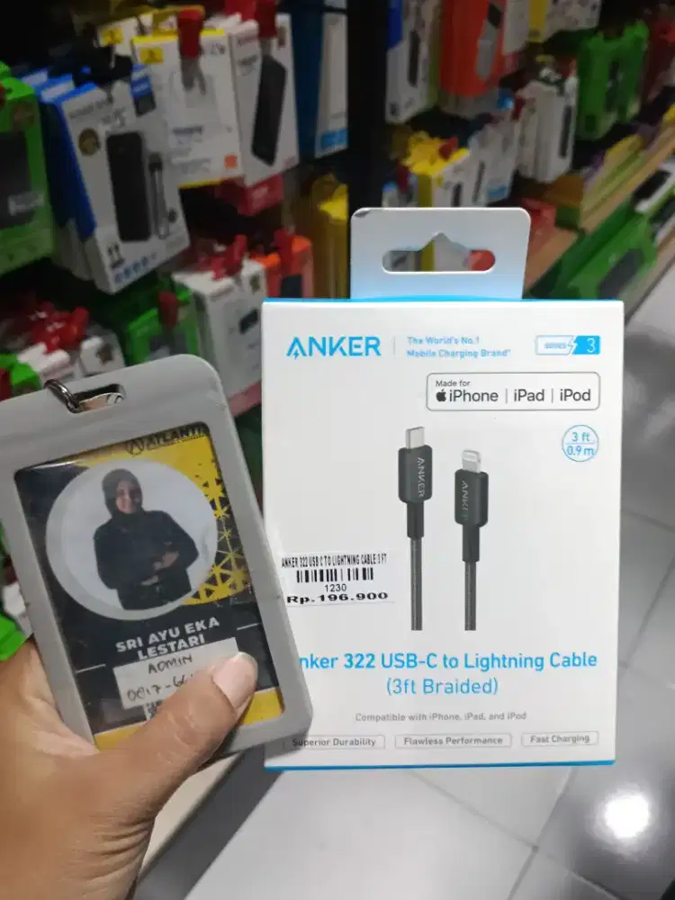ANKER 322 USB C TO LIGHTNING CABLE 3FT ATLANTIS DAHSYAT