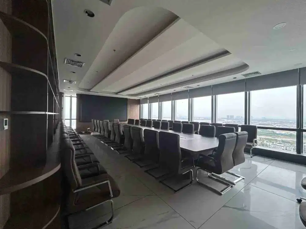 Disewakan office sharing Menara syariah PIK2 furnish tinggal pakai