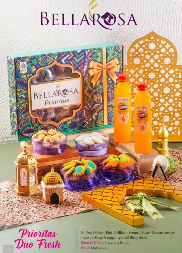 Kue Kering Hampers Bellarosa Prioritas Duo Fresh