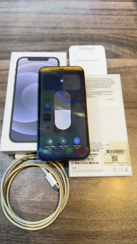 Dijual Iphone 12 Mini 128GB Black Resmi Ibox Lengkap